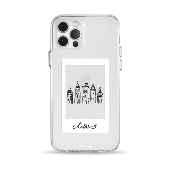 Чехол Pump Transparency Silver Button Case for iPhone 12/12 Pro Lviv