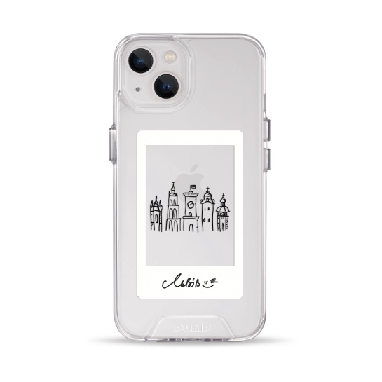 Чохол Pump Transparency Silver Button Case for iPhone 13 Lviv