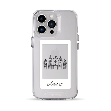 Чохол Pump Transparency Silver Button Case for iPhone 13 Pro Lviv - цена, характеристики, отзывы, рассрочка, фото 1