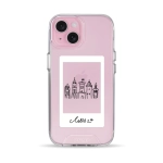 Чехол Pump Transparency Silver Button Case for iPhone 15 Lviv