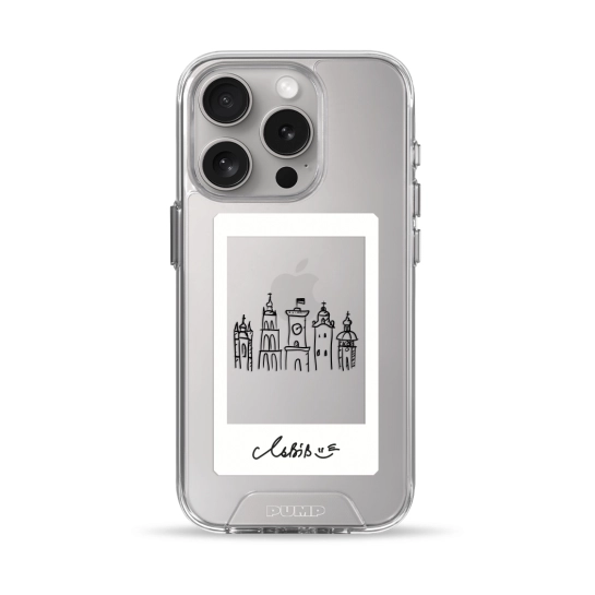 Чехол Pump Transparency Silver Button Case for iPhone 15 Pro Lviv