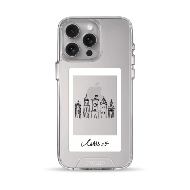Чохол Pump Transparency Silver Button Case for iPhone 15 Pro Max Lviv - цена, характеристики, отзывы, рассрочка, фото 1