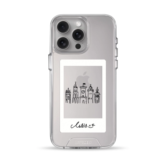 Чехол Pump Transparency Silver Button Case for iPhone 15 Pro Max Lviv