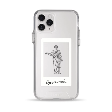 Чохол Pump Transparency Silver Button Case for iPhone 11 Pro Odesa-mama - цена, характеристики, отзывы, рассрочка, фото 1