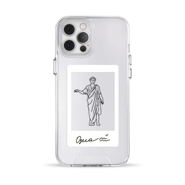 Чохол Pump Transparency Silver Button Case for iPhone 12 Pro Max Odesa-mama - цена, характеристики, отзывы, рассрочка, фото 1