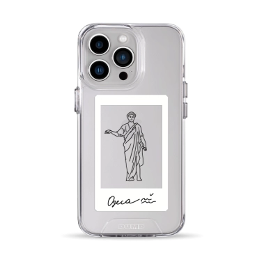 Чохол Pump Transparency Silver Button Case for iPhone 13 Pro Odesa-mama - цена, характеристики, отзывы, рассрочка, фото 1