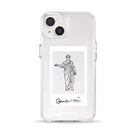 Чохол Pump Transparency Silver Button Case for iPhone 14 Odesa-mama