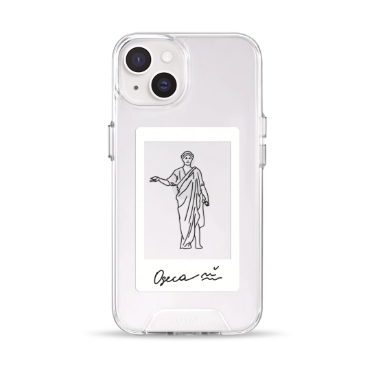 Чохол Pump Transparency Silver Button Case for iPhone 14 Odesa-mama