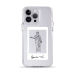 Чехол Pump Transparency Silver Button Case for iPhone 14 Pro Max Odesa-mama