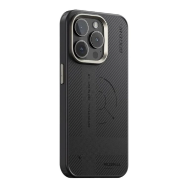 Чехол BlueO BiTexture Armor Aramid FiberMagnetic 600D Case for iPhone 16 Pro Max Black/Gray - цена, характеристики, отзывы, рассрочка, фото 1