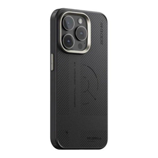 Чехол BlueO BiTexture Armor Aramid FiberMagnetic 600D Case for iPhone 16 Pro Max Black/Gray