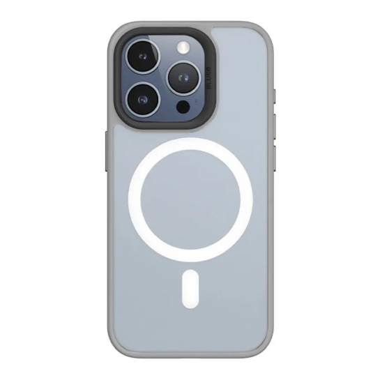 Чохол BlueO Skin Friendly Frosted Anti-Drop Case for iPhone 16 Pro Grey - ціна, характеристики, відгуки, розстрочка, фото 1