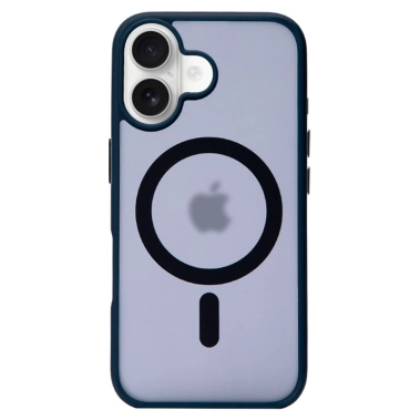 Чехол Pump Matte Case with MagSafe for iPhone 16 Midnight Blue - цена, характеристики, отзывы, рассрочка, фото 1