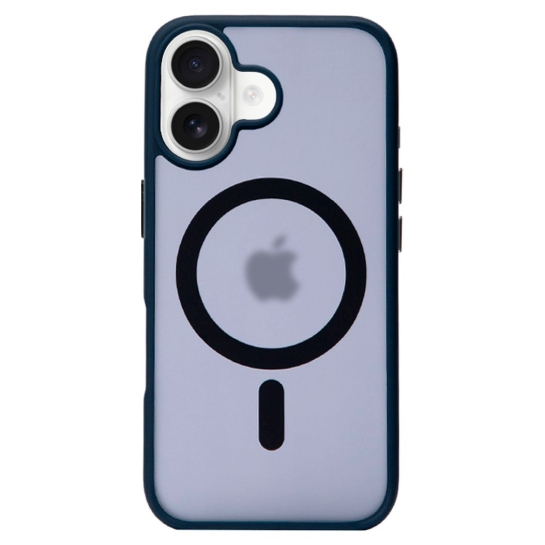 Чехол Pump Matte Case with MagSafe for iPhone 16 Midnight Blue - цена, характеристики, отзывы, рассрочка, фото 1