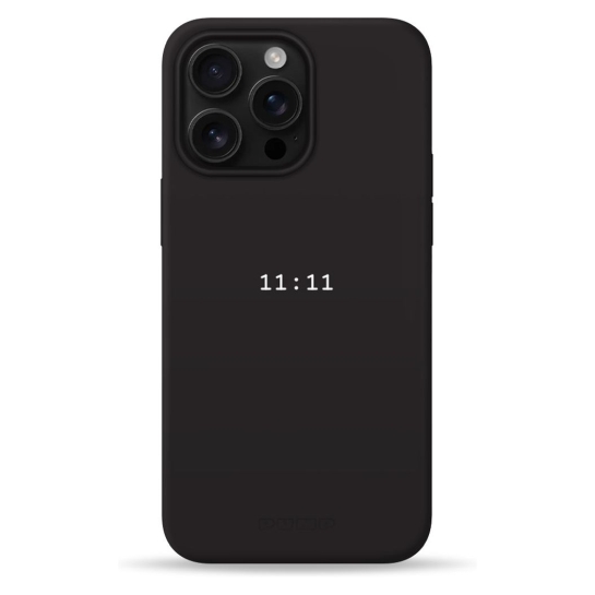 Чохол Pump Silicone Minimalistic Case with MagSafe for iPhone 16 Pro Max 11:11 - ціна, характеристики, відгуки, розстрочка, фото 1