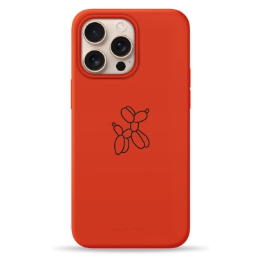 Чохол Pump Silicone Minimalistic Case with MagSafe for iPhone 16 Pro Max Dog Ballon - цена, характеристики, отзывы, рассрочка, фото 1