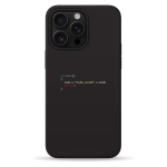 Чохол Pump Silicone Minimalistic Case with MagSafe for iPhone 16 Pro Max Hello World