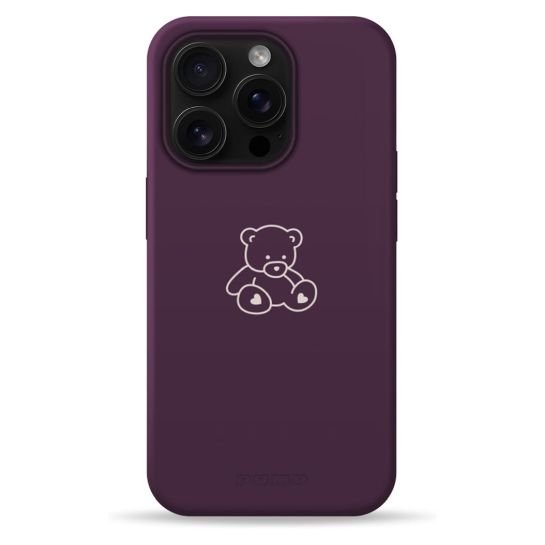 Чохол Pump Silicone Minimalistic Case with MagSafe for iPhone 16 Pro Bear - ціна, характеристики, відгуки, розстрочка, фото 1