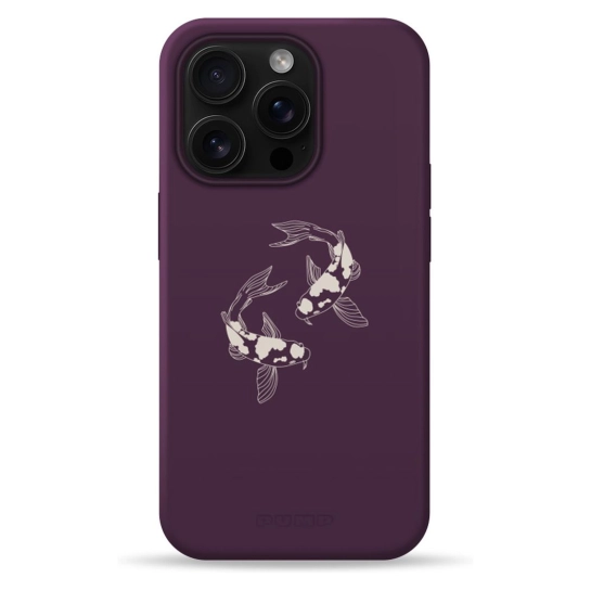 Чехол Pump Silicone Minimalistic Case with MagSafe for iPhone 16 Pro Karasi