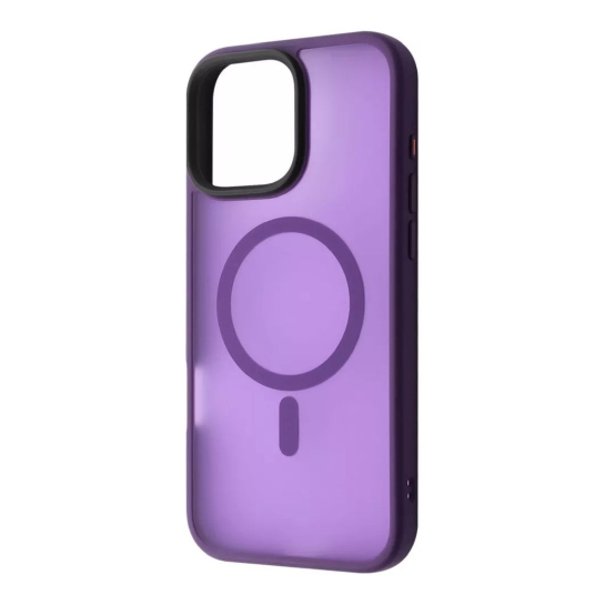 Чехол WAVE Matte Insane Case with MagSafe for iPhone 16 Pro Deep Purple - цена, характеристики, отзывы, рассрочка, фото 1