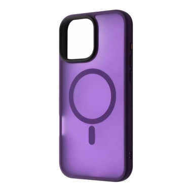 Чохол WAVE Matte Insane Case with MagSafe for iPhone 16 Pro Max Deep Purple - цена, характеристики, отзывы, рассрочка, фото 1