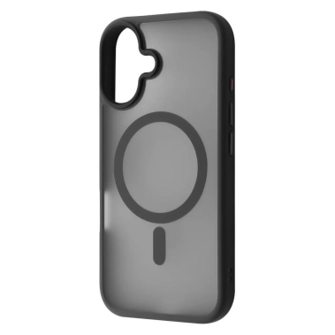 Чохол WAVE Matte Insane Case with MagSafe for iPhone 16 Black - цена, характеристики, отзывы, рассрочка, фото 1