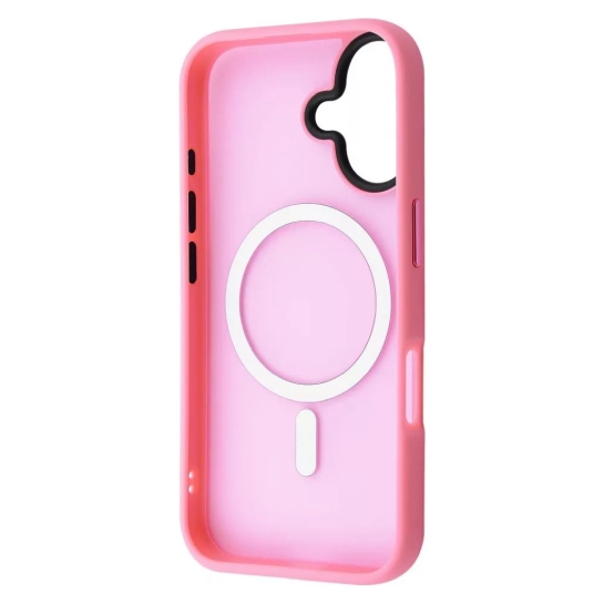 Чехол WAVE Matte Insane Case with MagSafe for iPhone 16 Pink - цена, характеристики, отзывы, рассрочка, фото 1