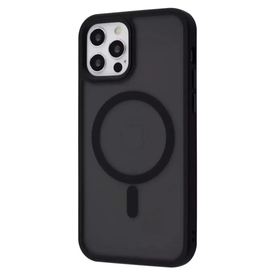Чехол WAVE Matte Insane Case with MagSafe for iPhone 12/12 Pro Black