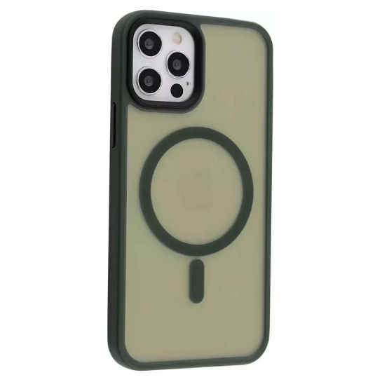 Чехол WAVE Matte Insane Case with MagSafe for iPhone 12/12 Pro Green