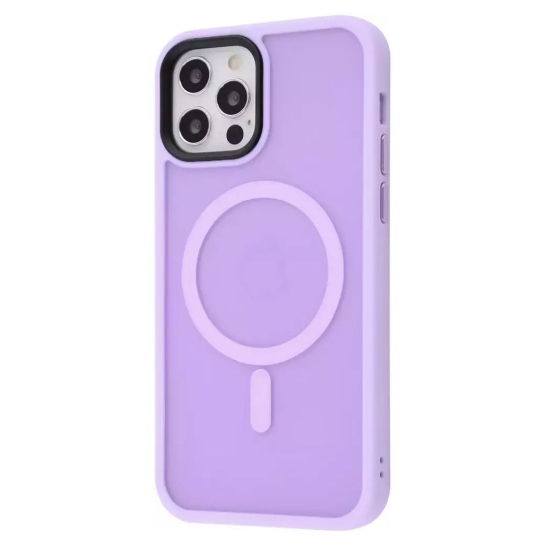 Чехол WAVE Matte Insane Case with MagSafe for iPhone 12/12 Pro Light Purple - цена, характеристики, отзывы, рассрочка, фото 1