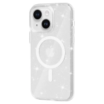Чохол TPU Galaxy Sparkle wiht MagSafe for iPhone 15 Glitter Clear