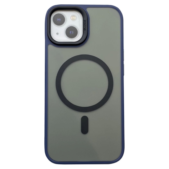 Чохол BlueO Skin Friendly Frosted Anti-Drop Case for iPhone 15 Dark Blue - ціна, характеристики, відгуки, розстрочка, фото 1