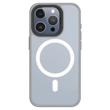 Чехол BlueO Skin Friendly Frosted Anti-Drop Case for iPhone 15 Pro Gray - цена, характеристики, отзывы, рассрочка, фото 1