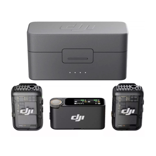 Микрофонная радиосистема DJI Mic 2 (2 TX + 1 RX + Charging Case) - цена, характеристики, отзывы, рассрочка, фото 1