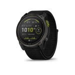 Смарт-часы Garmin Enduro 3 Carbon Gray DLC Titanium with Black UltraFit Nylon Strap