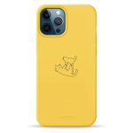 Чохол Pump Silicone Minimalistic Case with MagSafe for iPhone 12 Pro Max Cat on Cat