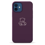 Чехол Pump Silicone Minimalistic Case with MagSafe for iPhone 12/12 Pro Bear
