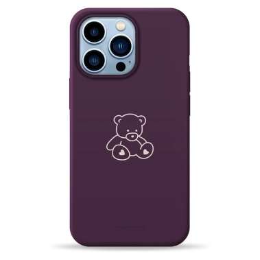 Чехол Pump Silicone Minimalistic Case with MagSafe for iPhone 13 Pro Bear - цена, характеристики, отзывы, рассрочка, фото 1