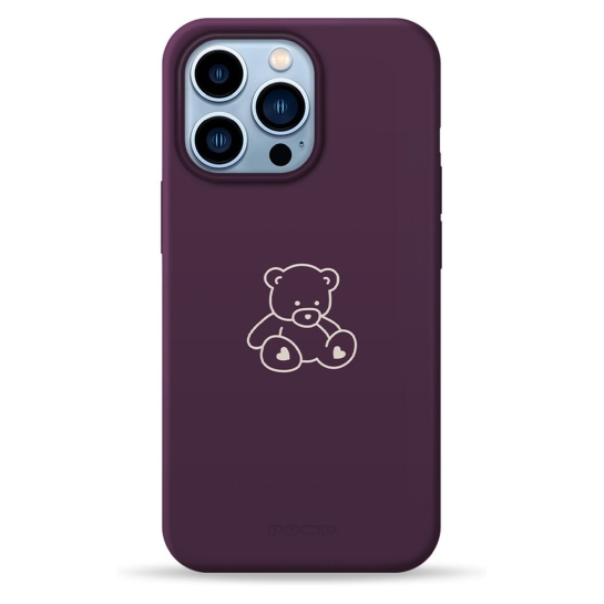 Чохол Pump Silicone Minimalistic Case with MagSafe for iPhone 13 Pro Bear - ціна, характеристики, відгуки, розстрочка, фото 1