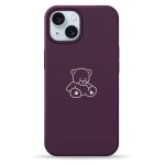 Чехол Pump Silicone Minimalistic Case with MagSafe for iPhone 15 Bear