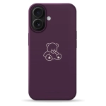 Чехол Pump Silicone Minimalistic Case with MagSafe for iPhone 16 Bear