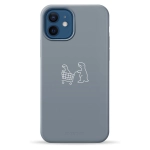 Чехол Pump Silicone Minimalistic Case with MagSafe for iPhone 12/12 Pro Dino Market