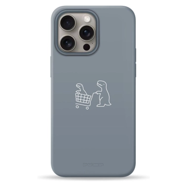 Чохол Pump Silicone Minimalistic Case with MagSafe for iPhone 15 Pro Max Dino Market - цена, характеристики, отзывы, рассрочка, фото 1