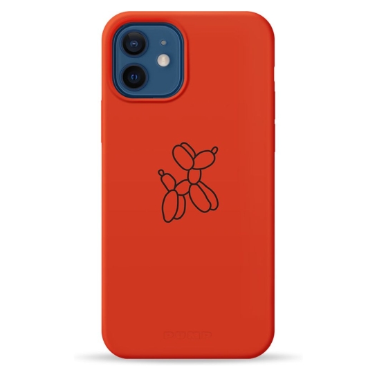 Чохол Pump Silicone Minimalistic Case with MagSafe for iPhone 12/12 Pro Dog Ballon - ціна, характеристики, відгуки, розстрочка, фото 1
