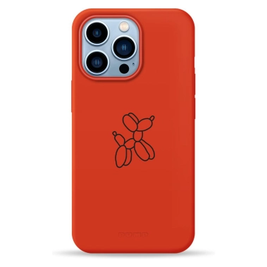 Чехол Pump Silicone Minimalistic Case with MagSafe for iPhone 13 Pro Dog Ballon - цена, характеристики, отзывы, рассрочка, фото 1
