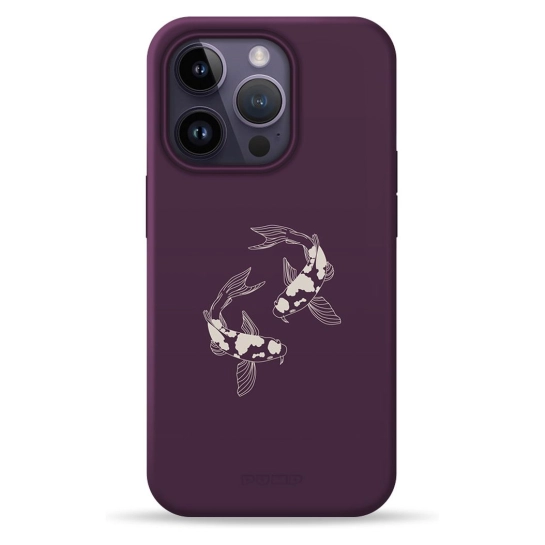 Чехол Pump Silicone Minimalistic Case with MagSafe for iPhone 14 Pro Karasi