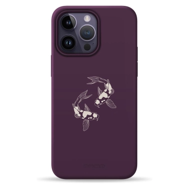 Чехол Pump Silicone Minimalistic Case with MagSafe for iPhone 14 Pro Max Karasi - цена, характеристики, отзывы, рассрочка, фото 1