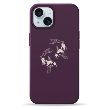 Чохол Pump Silicone Minimalistic Case with MagSafe for iPhone 15 Karasi - цена, характеристики, отзывы, рассрочка, фото 1