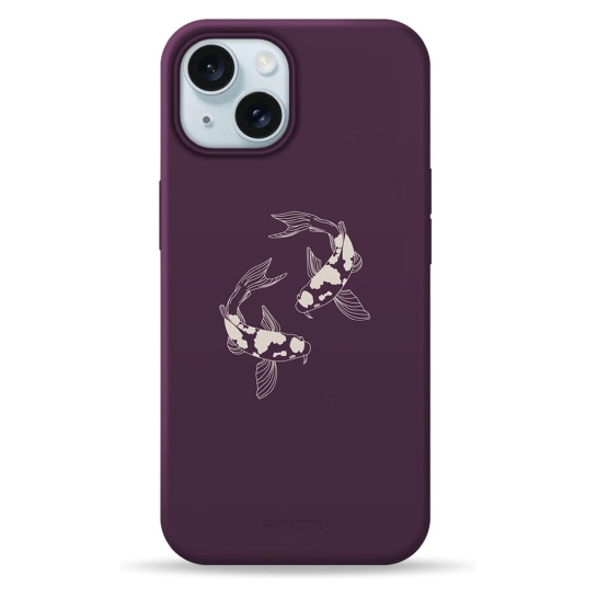 Чехол Pump Silicone Minimalistic Case with MagSafe for iPhone 15 Karasi - цена, характеристики, отзывы, рассрочка, фото 1