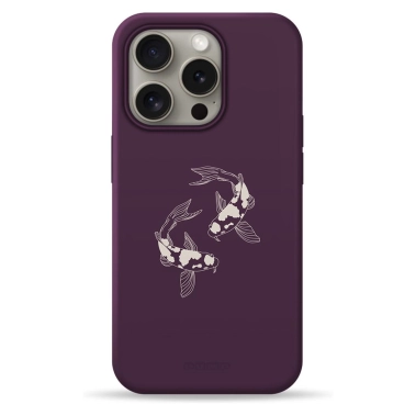 Чехол Pump Silicone Minimalistic Case with MagSafe for iPhone 15 Pro Karasi - цена, характеристики, отзывы, рассрочка, фото 1